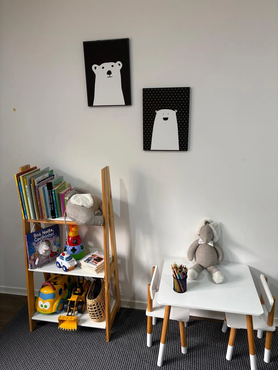 Espaço infantil — consultório de Alessandra Amaral em São Paulo